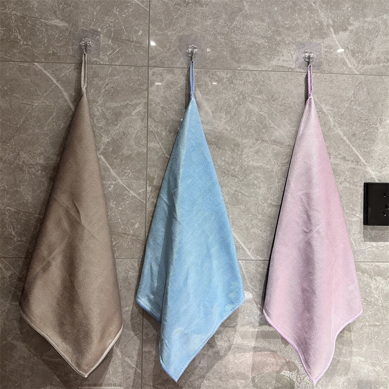 microfiber silk glass towel